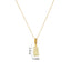 Colorful Bear Resin Zircon Pendant Necklace for Women and Men