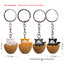 Cute Cat Alloy Plastic Keychain Pendant - DIY Creative Cartoon Design