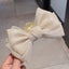 Women's Bow Knot Cloth Hair Claw Clip - Large Princess Hairpin Shark Clip Headwear