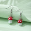 New Creative Pastoral Multicolor Spotted Mushroom Earrings