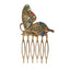 Women's Ethnic Style Butterfly Alloy Hair Comb - Fresh Metal Forest Series