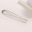 Women's Modern U-Shape Alloy Plated Hairpin Set