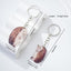 Modern Animal Metal Couple Keychain Set