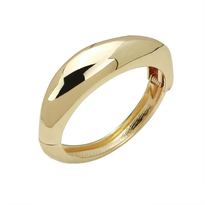 Simple Style Solid Color Alloy Plating Women's Bangle