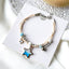 Simple Style Purple Star Butterfly Alloy Epoxy Bracelet for Women