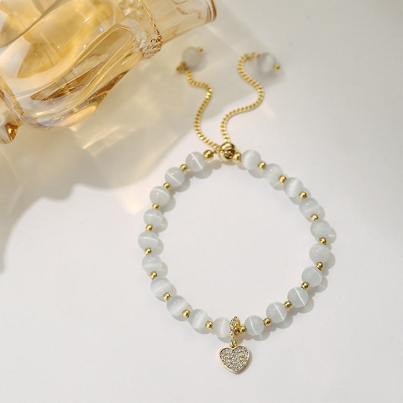 Elegant Baroque Freshwater Pearl and Gemstone Bracelet