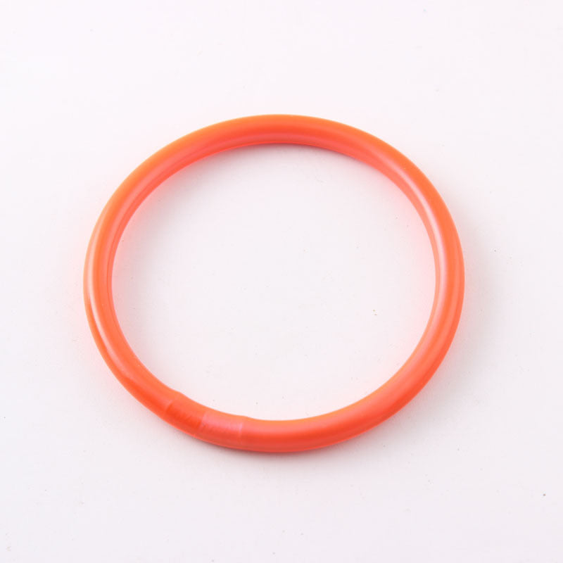 Basic Classic Style Round Silica Gel Women's Buddhist Bangle