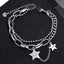 Korean Stainless Steel Love Heart Pendant Rabbit Charm Bracelet