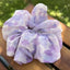 Floral Gauze & Tie-Dye Mesh Hair Scrunchie Set