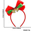 Nordic Modern Classic Bow Knot Antler Elk Christmas Headband for Adults and Kids