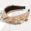 Fashion Pearl Rhinestone Knotted Headband