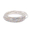 Geometric Zircon Rhinestone Stretch Bracelet Set for Women