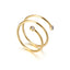 Elegant Multi-Layer Stainless Steel Creative Ring for Women