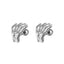 Hip-hop Hand Stainless Steel Bone Stud Earrings