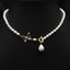 Original Design Heart Shape Freshwater Pearl 18k Gold Plated Pendant Necklace