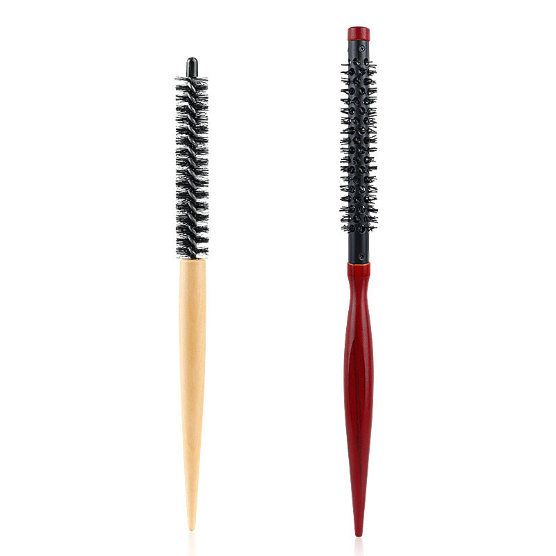 Simple Solid Color Theaceae & Women's Fluffy Hairdressing Comb Set