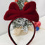 Korean Style Handmade Velvet Bow Headband for Girls