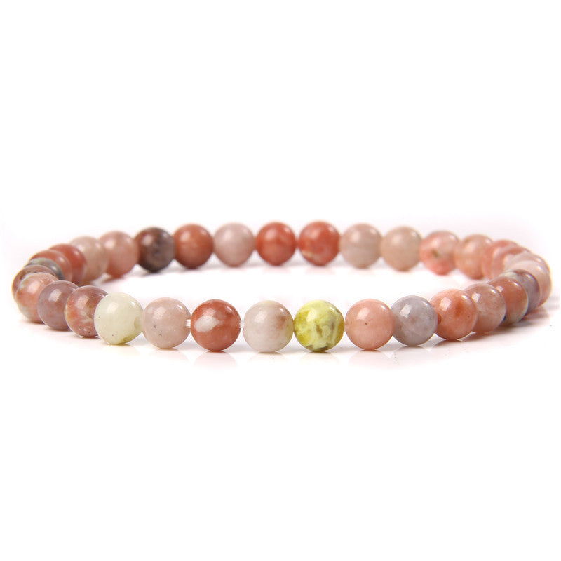 Fashion Natural Stone Crystal Agate Beaded Bracelet for Women