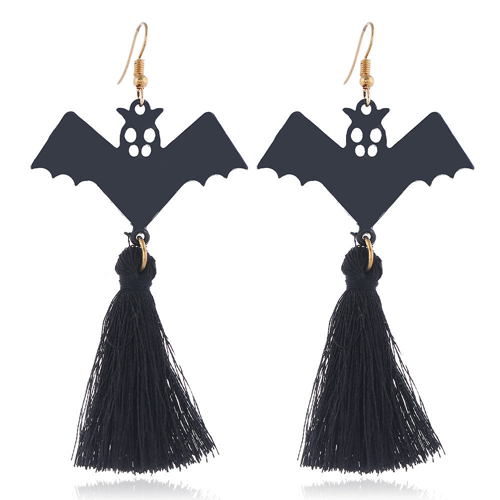 Wholesale Halloween Series Skull Spider Pumpkin Alloy Earrings Set Nihaojewelry