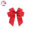 Fashion Handmade Double Streamer Polyester Ribbed Satin Ribbon Bow Hair Clip Accessories