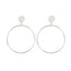 Retro Geometric Alloy Plated Drop Earrings for Women