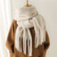 Mohair Scarf Unisex Winter Warm Long Fringe Shawl