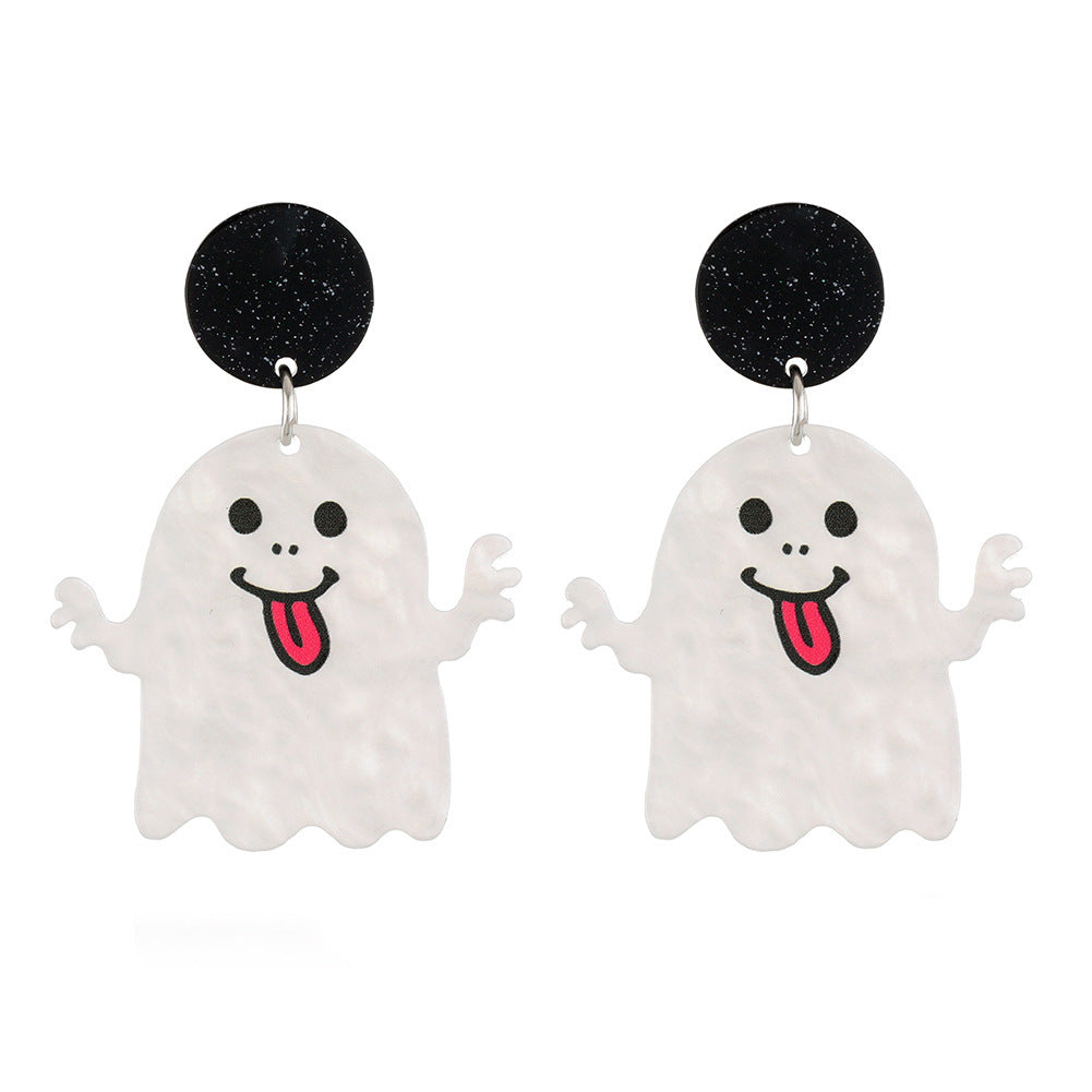 Fashion Halloween Pattern Acrylic No Inlaid Earrings