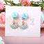 1 Pair Kids' Cartoon Unicorn Star Moon Butterfly Alloy Drop Earrings Ear Clips