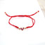 Adjustable Colored Zircon Heart Bracelet for Women