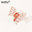 Women's Minimalist Butterfly Metal Hair Claw Clip