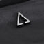 Geometric Stainless Steel Triangle Drop Earrings for Men and Women