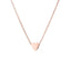 Geometric Heart-Shaped Stainless Steel Necklace for Women