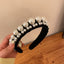 Women's Baroque Pearl & Rhinestone Embellished Hairband