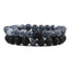 Classic Geometric Agate and Lava Stone Aromatherapy Bracelet