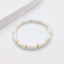 18k Gold Plated Bohemian Colorful Clay Beaded Stretch Bracelet