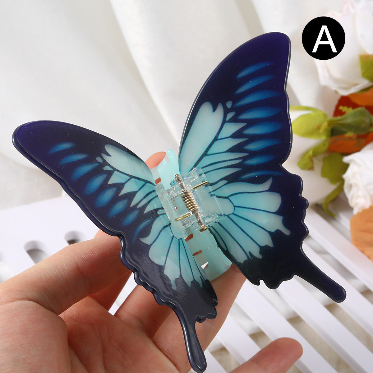 Women's Elegant Butterfly Acetate Hair Claw Clip