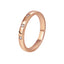 Minimalist 18k Gold Plated Triple Zircon Ring