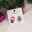 Fashion Christmas Tree Santa Claus Snowman Soft Clay Epoxy Women'S Ear Studs 1 Pair