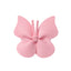 Girls' Butterfly Hair Clip - Glossy Leather & Polyester Rib Hair Accessory