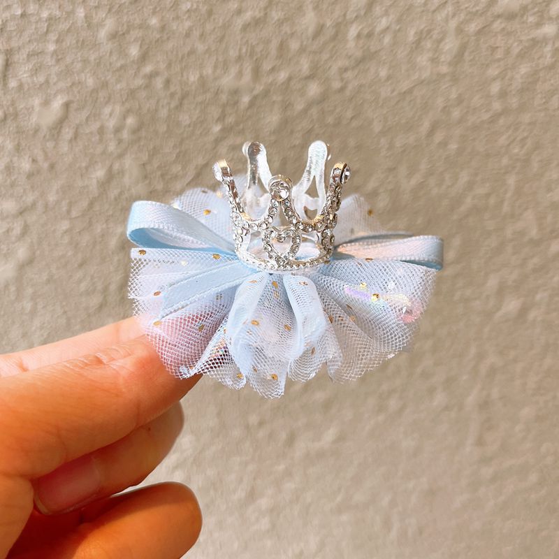 Kids' Princess Crown Hair Clip with Rhinestones