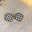 Classic Heart Shape Inlay Alloy Drop Earrings with Pearl and Rhinestone Detailing