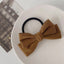 Classic Bow Knot Hair Tie - Autumn Winter Collection, Versatile Ponytail Headband