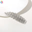 Simple Leaf Metal Hair Clip and Comb Bridal Headband