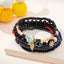 IG Style Bohemian Multicolor Glass Beaded Layered Wrap Bracelet