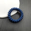 Simple Solid Color Rubber Hair Tie & Frosted Traceless Head Rope Set