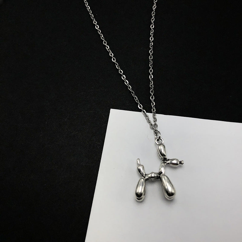 Basic Vintage Style Classic Style Dog Stainless Steel Plating 18K Gold Plated Pendant Necklace