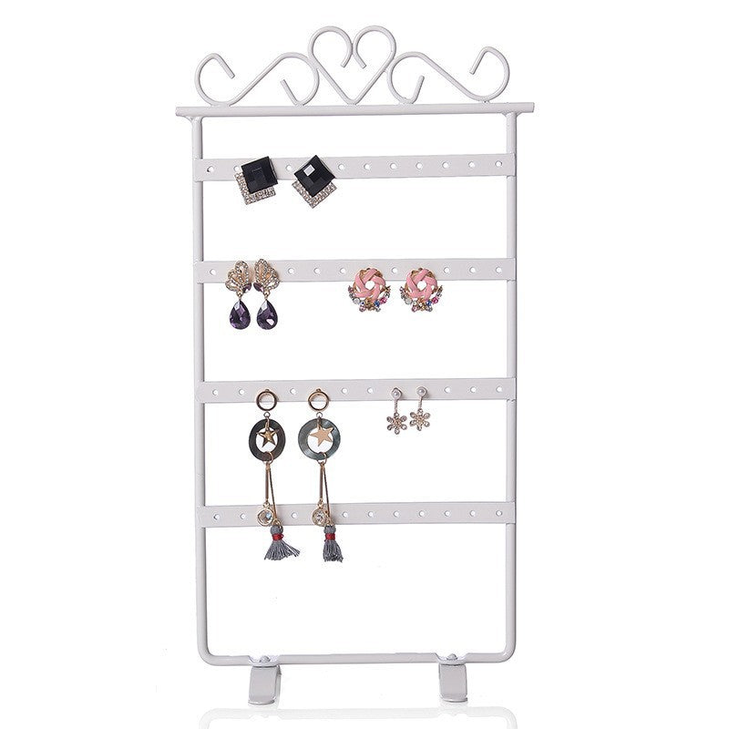 Metal Geometric Jewelry Display Rack for Earrings and Necklaces