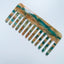 Retro Acrylic Marble Hair Comb - Anti-Static Ink Texture Hairdressing Tool for Women