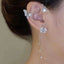 Fashion Rhinestone Butterfly Tassel Ear Cuff for Women