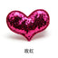 Cartoon Heart Sequin Fabric Hair Clip for Girls